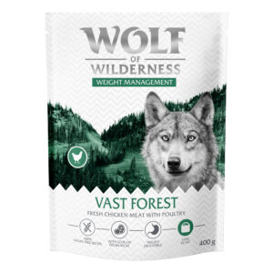 Wolf of Wilderness "Explore The Vast Forests" Gewichtsbeheersing - graanvrij - 400 g Nieuw Recept