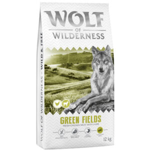 Wolf of Wilderness Senior "Green Fields" Lam - graanvrij - 12 kg: Nieuw Recept