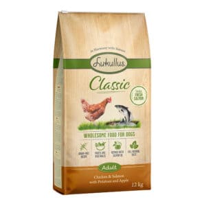 12 kg Lukullus Classic Kip & Zalm (graanvrij) Droog hondenvoer