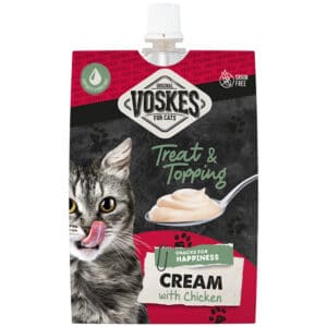 Voskes Original Cream Kattensnack Kip – 15 x 90 g