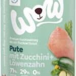 6x 400g WOW Adult kalkoen hondenvoer nat