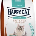 Dubbelpak: 2 x 4 kg Happy Cat Care Huid & Vacht Kattenvoer