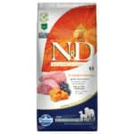 12kg Pompoen/Lam/Bosbes Adult Medium & Maxi Farmina N&D Hondenvoer Graanvrij