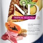 2x10kg N&D Dog Tropical Selection Adult Medium/Maxi met lam droogvoer voor honden