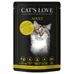 12x85g Cat’s Love Kalf & Kalkoen Nat Kattenvoer