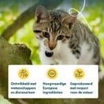Yarrah Bio Kattenvoer Chunks Kip & Kalkoen – 12 x 405 g