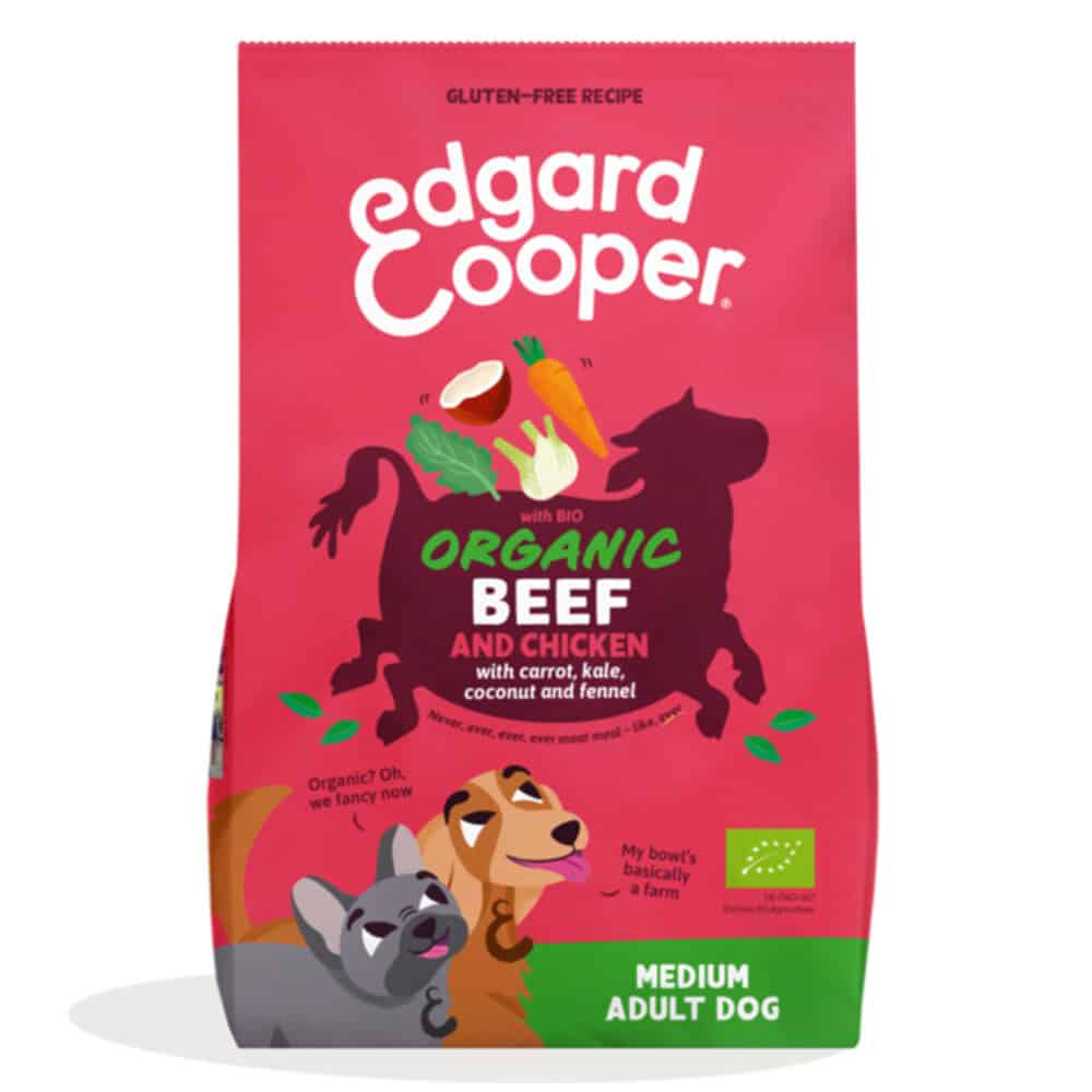 Edgard & Cooper Hondenvoer Bio Rund – Bio Kip 7 kg