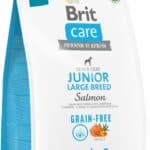 12kg Graanvrij Junior Large Breed Zalm & Aardappel Brit Care Hondenvoer