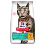 2,5kg Adult 1+ Perfect Weight Kip Hill’s Science Plan Kattenvoer