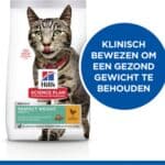 2,5kg Adult 1+ Perfect Weight Kip Hill’s Science Plan Kattenvoer