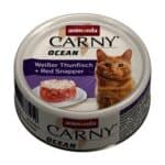 animonda Carny Ocean 12 x 80 g Kattenvoer – Witte tonijn + rode snapper