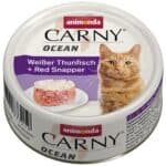 animonda Carny Ocean 12 x 80 g Kattenvoer – Witte tonijn + rode snapper