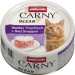 animonda Carny Ocean 12 x 80 g Kattenvoer – Witte tonijn + rode snapper