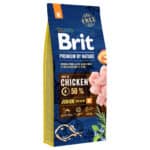 15 kg Brit Premium by Nature Junior M droog hondenvoer