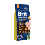 15 kg Brit Premium by Nature Junior M droog hondenvoer