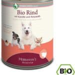 12x800g Herrmann’s Menu Bio rund met bio wortelen en bio amarant