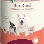 12x800g Herrmann’s Menu Bio rund met bio wortelen en bio amarant