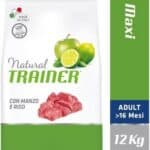 Natural Trainer Adult Maxi met rund – Dubbelpak: 2 x 12 kg