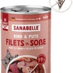 Sanabelle Vlees in Saus Kattenvoer – Rund & Kalkoen – 9,12 kg