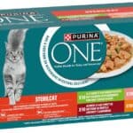 40x85g PURINA ONE Sterilcat Mix (4 soorten) natvoer voor katten