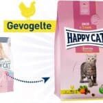 2x4kg Happy Cat Young Junior gevogelte droogvoer voor katten