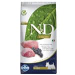 2x7kg Prime Graanvrij Adult Mini Lam Bosbes Farmina N&D voor honden