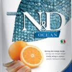 5kg N&D Ocean Graanvrij Haring en Sinaasappel Adult Farmina Droogvoer voor katten