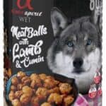 Alpha Spirit Hondengehaktballen Lam & Komijn – 6 x 400 g