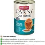 24x140ml animonda Carny Kattendrank tonijn kattensnack
