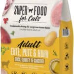 MAC’s Superfood for Cats Adult Eend, Kalkoen & Kip Kattenvoer – Dubbelpak 2 x 7 kg