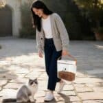 Houd je huisdierenvoer vers met een transparante opslagbox van met handvat en doseerlepel, ideaal voor honden- en kattenvoer, BPA-vrij en perfect voor buitengebruik. – 3,2 kg