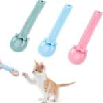 Voedingslepel voor Katten – Lange Handgreep – Voor Nat Voer – Pack van 3