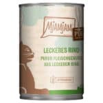 MjAMjAM puur vleesplezier heerlijk puur rundvlees nat kattenvoer – 9,6 kg