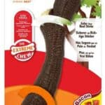 Nylabone Extreme kauwbot – Nylon Houten stok met baconsmaak – Voor de Krachtigste Kauwers – In Medium of Extra Large – Medium