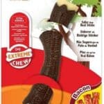 Nylabone Extreme kauwbot – Nylon Houten stok met baconsmaak – Voor de Krachtigste Kauwers – In Medium of Extra Large – Medium