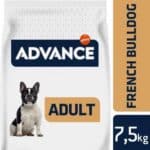 Dubbelpak: 2×7,5kg Advance French Bulldog met Eend hondenvoer droog