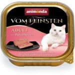 32x100g Adult met Kalkoenharten animonda Vom Feinsten Kattenvoer