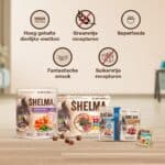 Shelma Premium Kattenvoer – Kattenbrokken rijk aan Verse Rund – Graanvrij – Hoog vleesgehalte – 8 kg