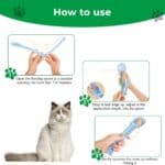 Voedingslepel voor Katten – Lange Handgreep – Voor Nat Voer – Pack van 3