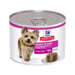 Hill’s Hill's Mature Adult 7+ Small & Mini mousse nat hondenvoer met rund blik – 12 x 200 g